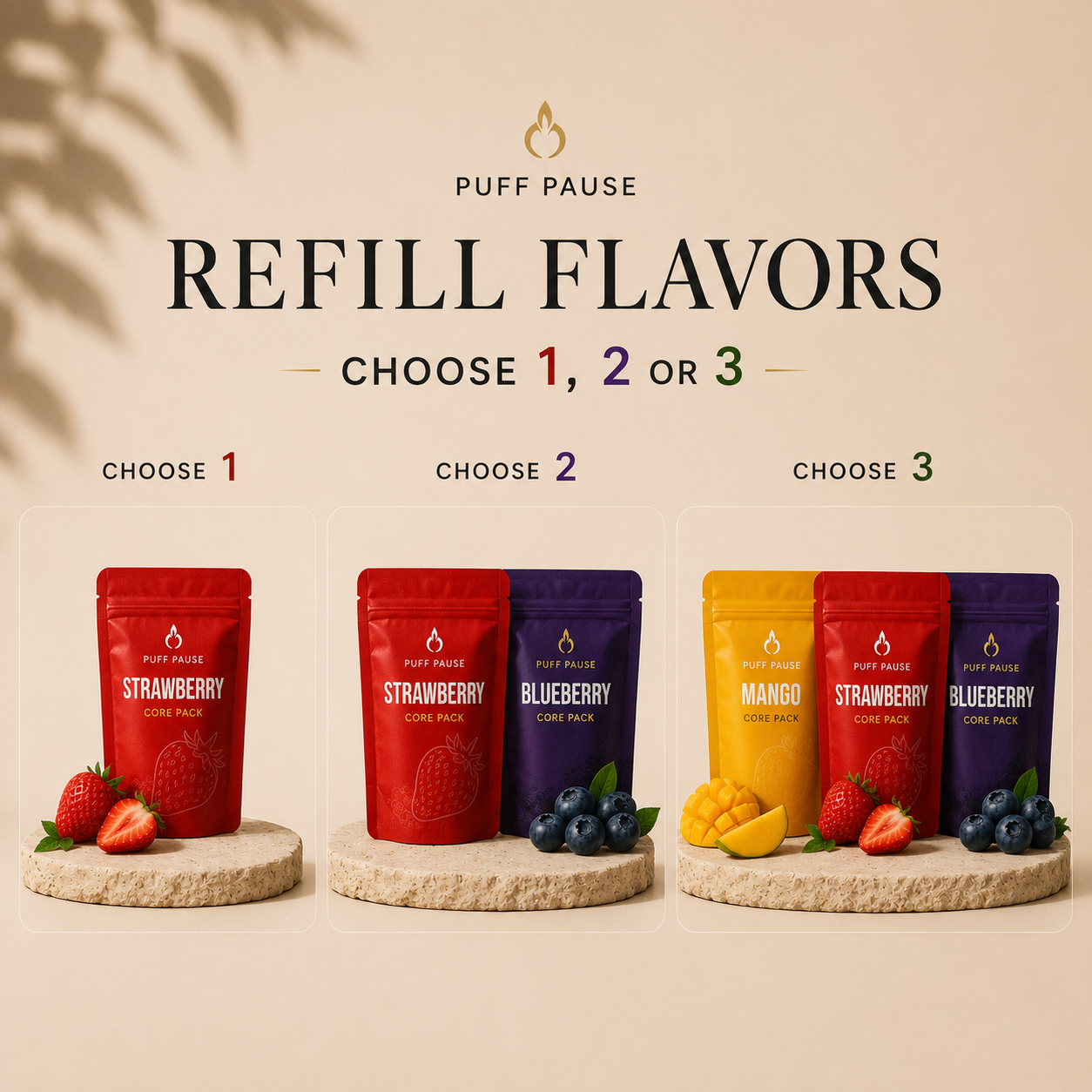 Puff Pause™ Flavour Refill Bundle
